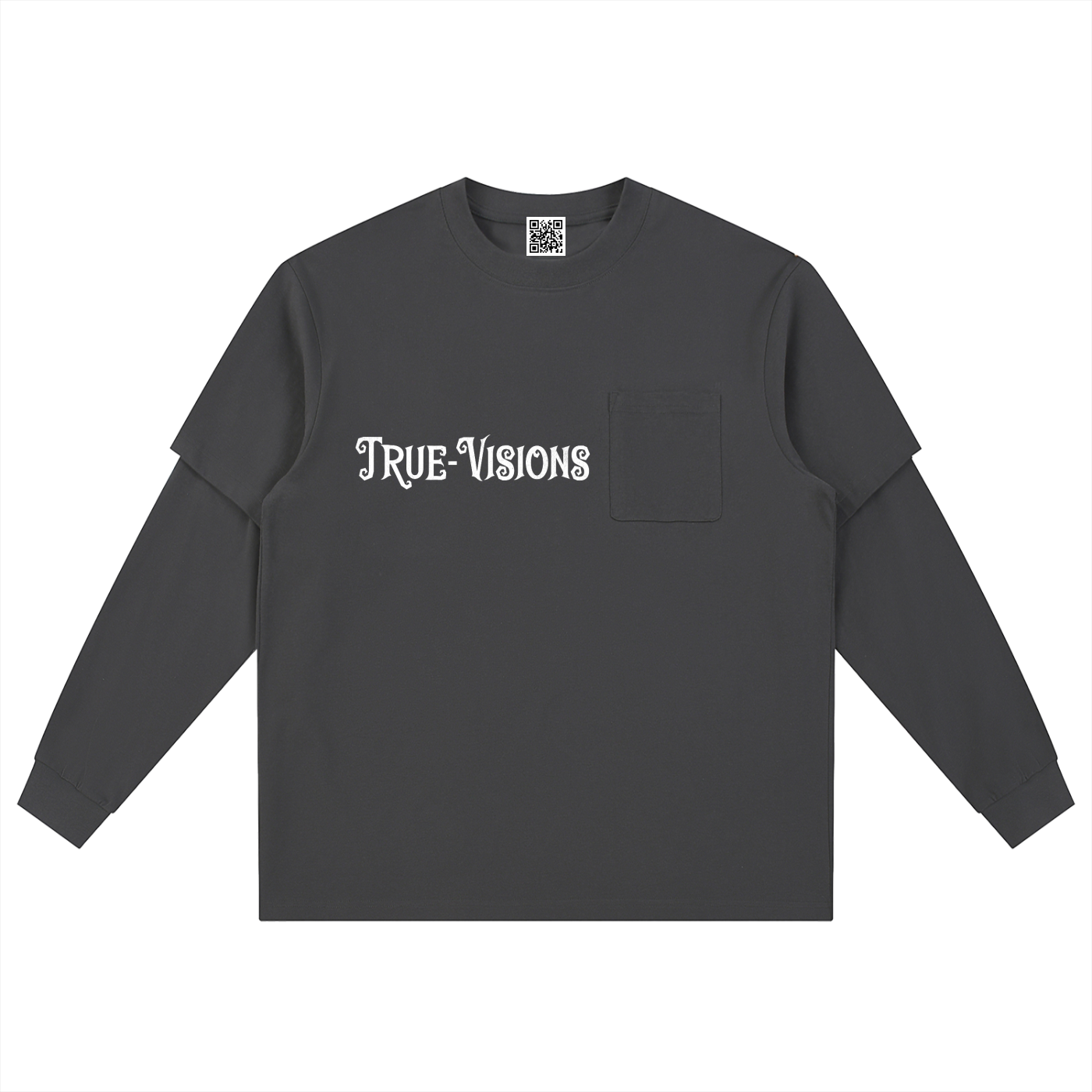 Layered Long Sleeve Oversized Tee