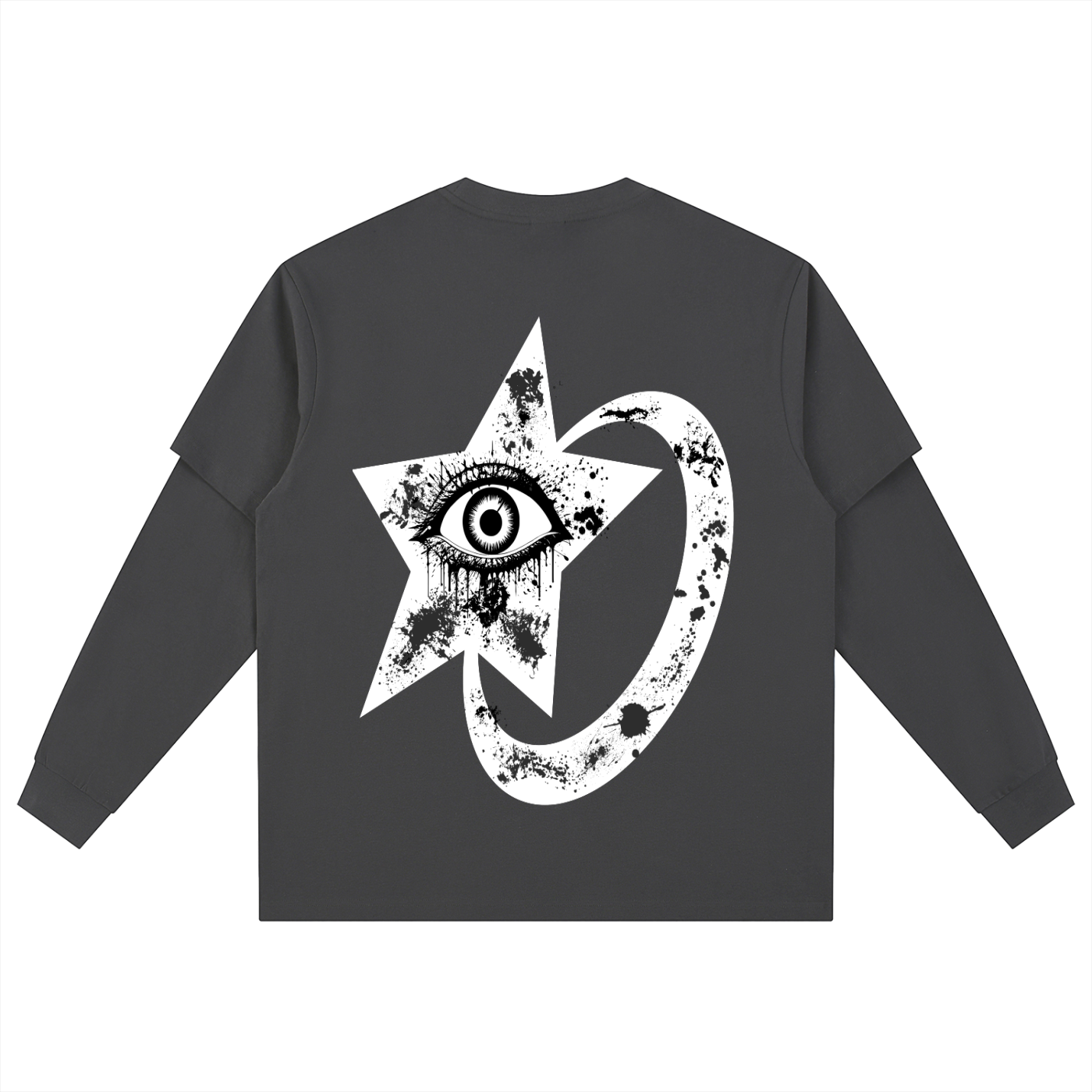 Layered Long Sleeve Oversized Tee