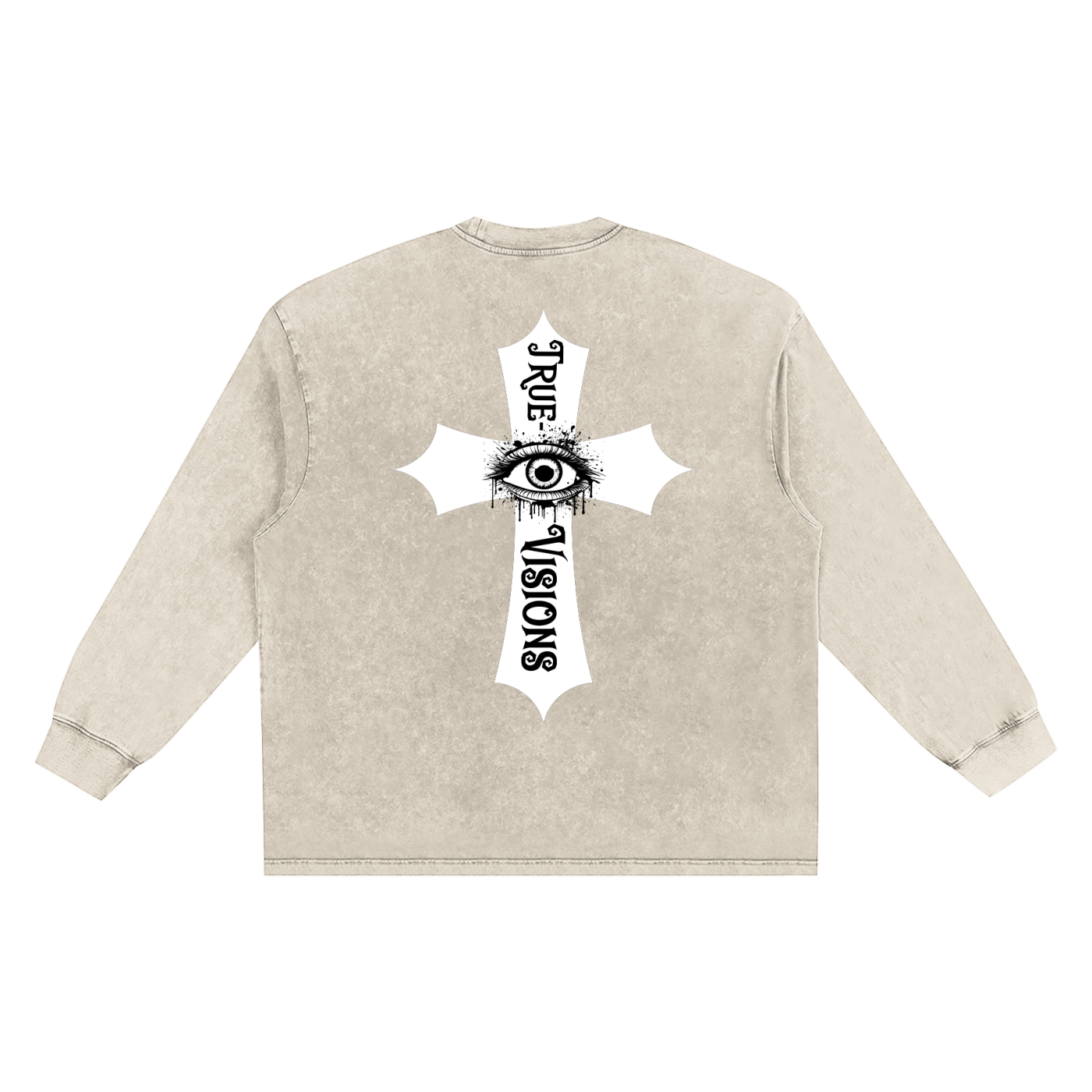 Snow Washed Frayed Edge T-Shirt