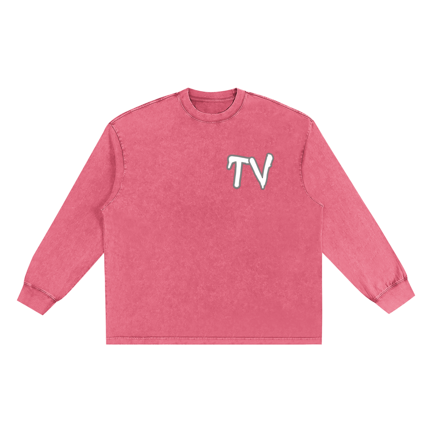 Snow Washed Frayed Edge T-Shirt