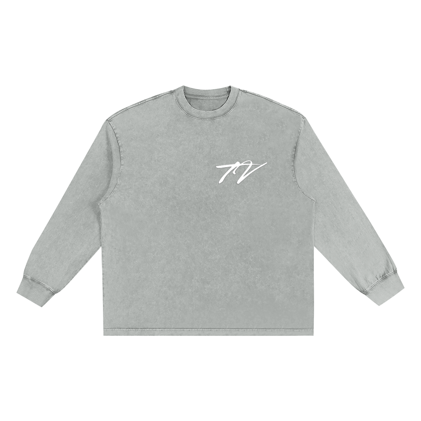 Snow Washed Frayed Edge T-Shirt