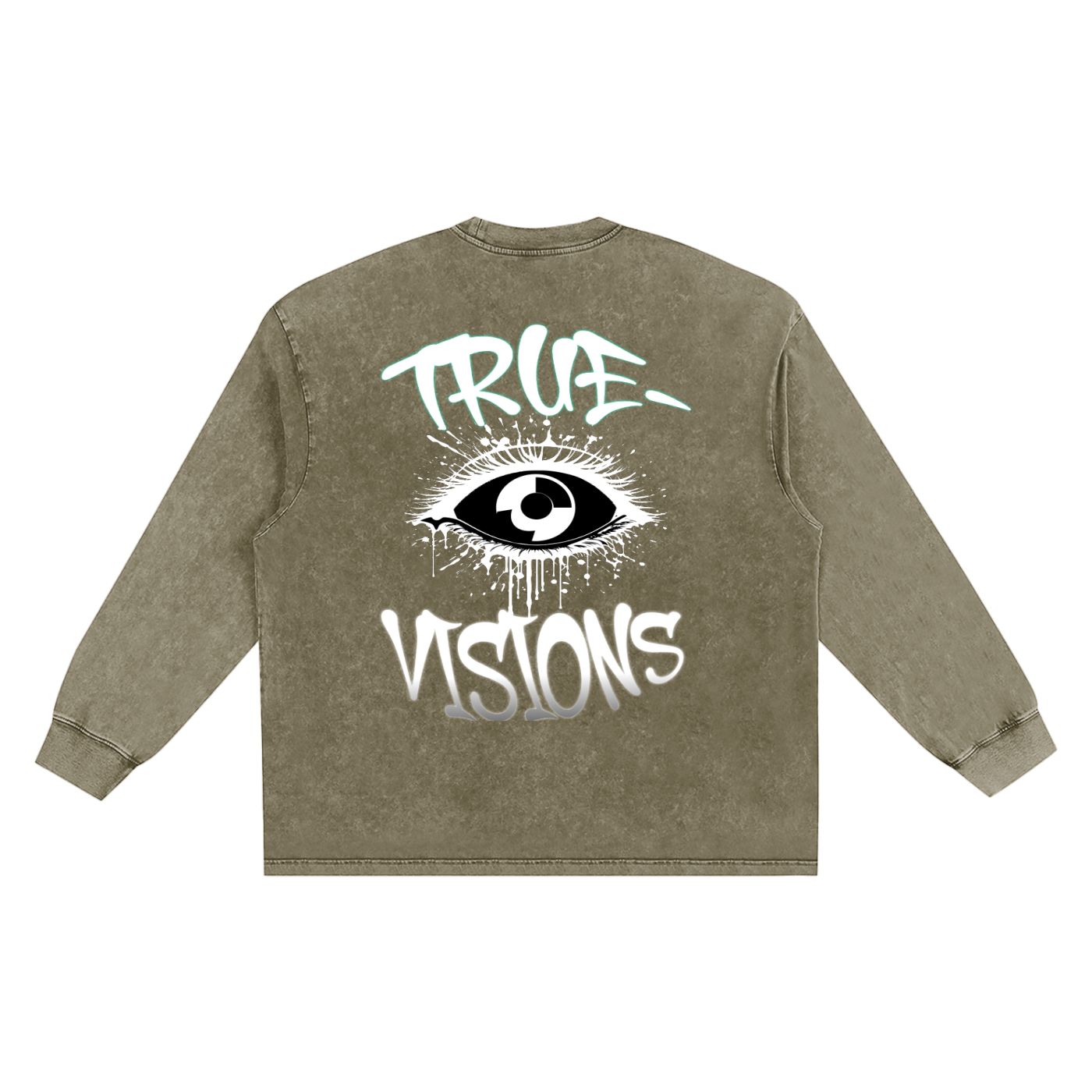 Snow Washed Frayed Edge T-Shirt
