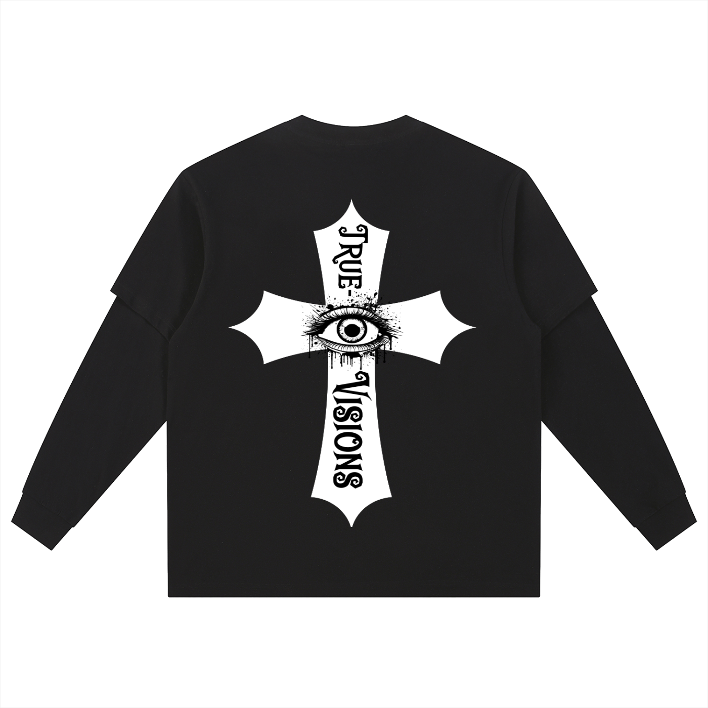 Layered Long Sleeve Oversized Tee