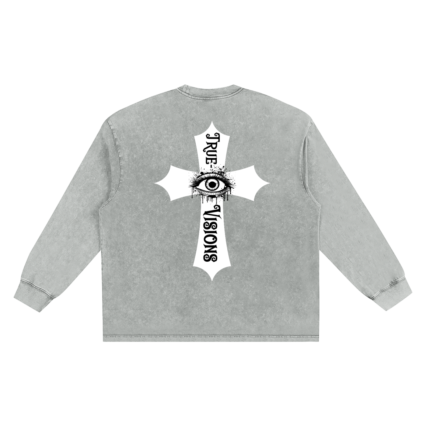 Snow Washed Frayed Edge T-Shirt