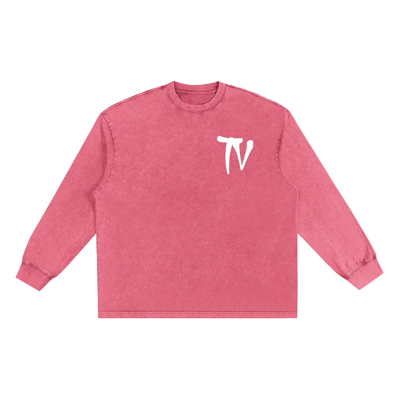 Snow Washed Frayed Edge T-Shirt