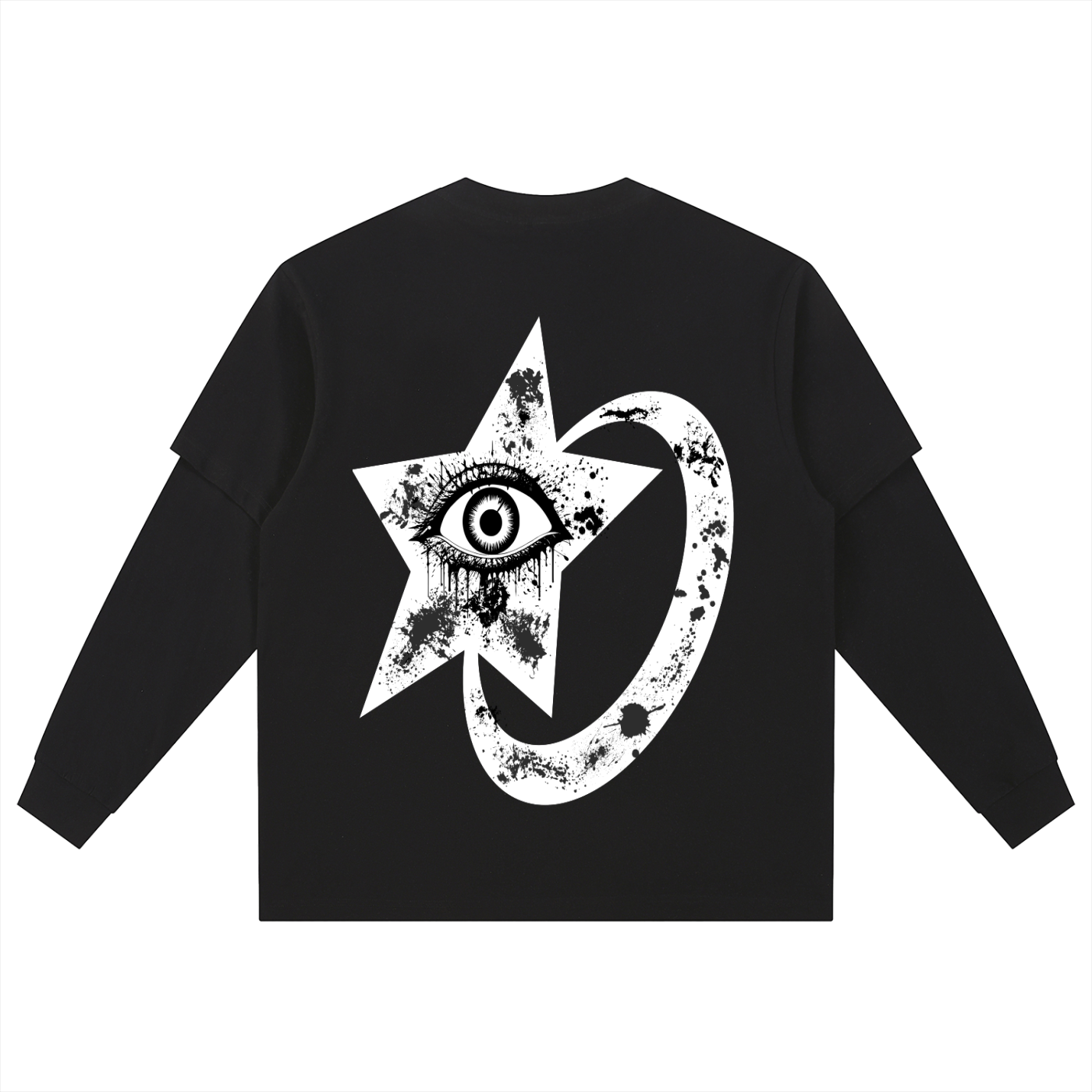 Layered Long Sleeve Oversized Tee
