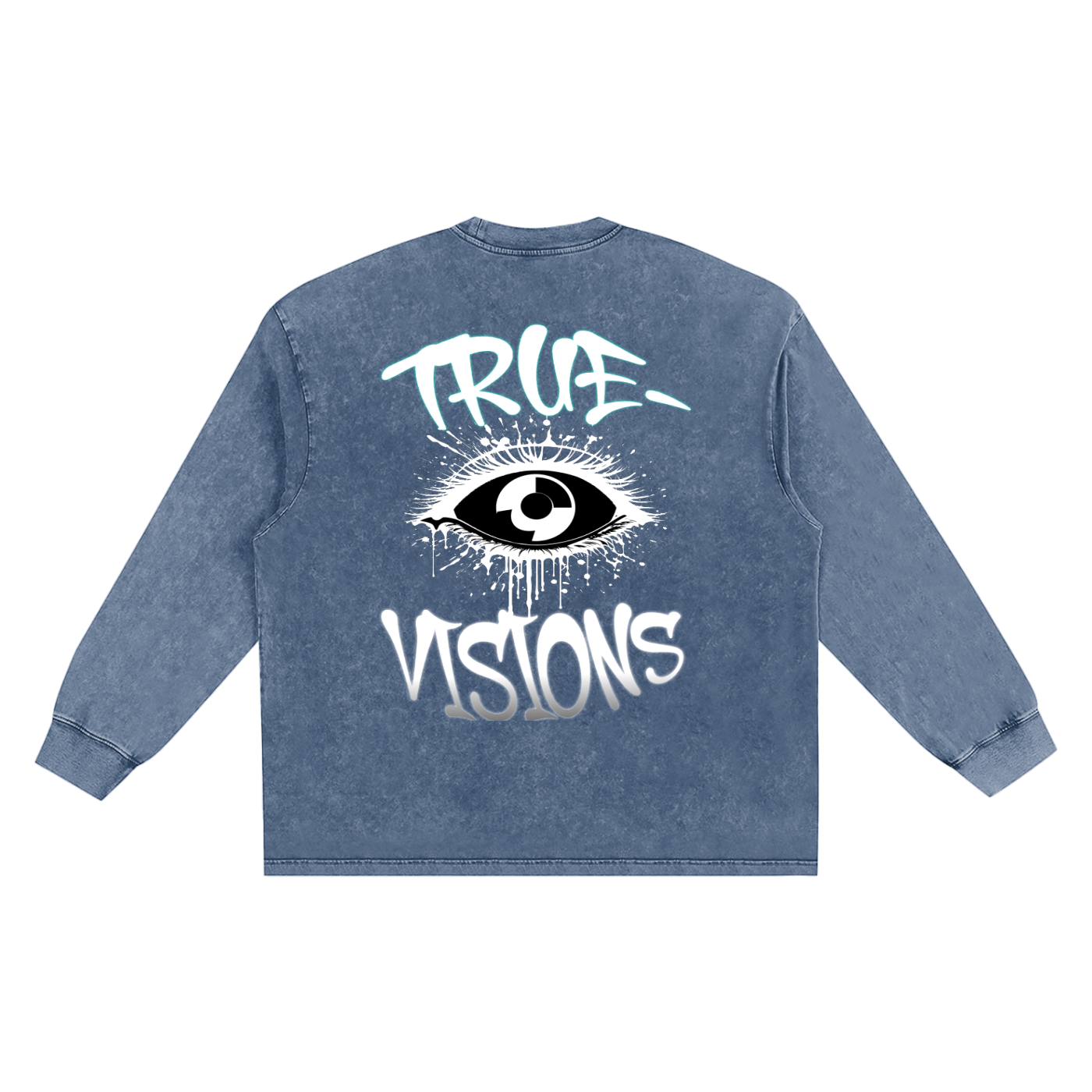 Snow Washed Frayed Edge T-Shirt