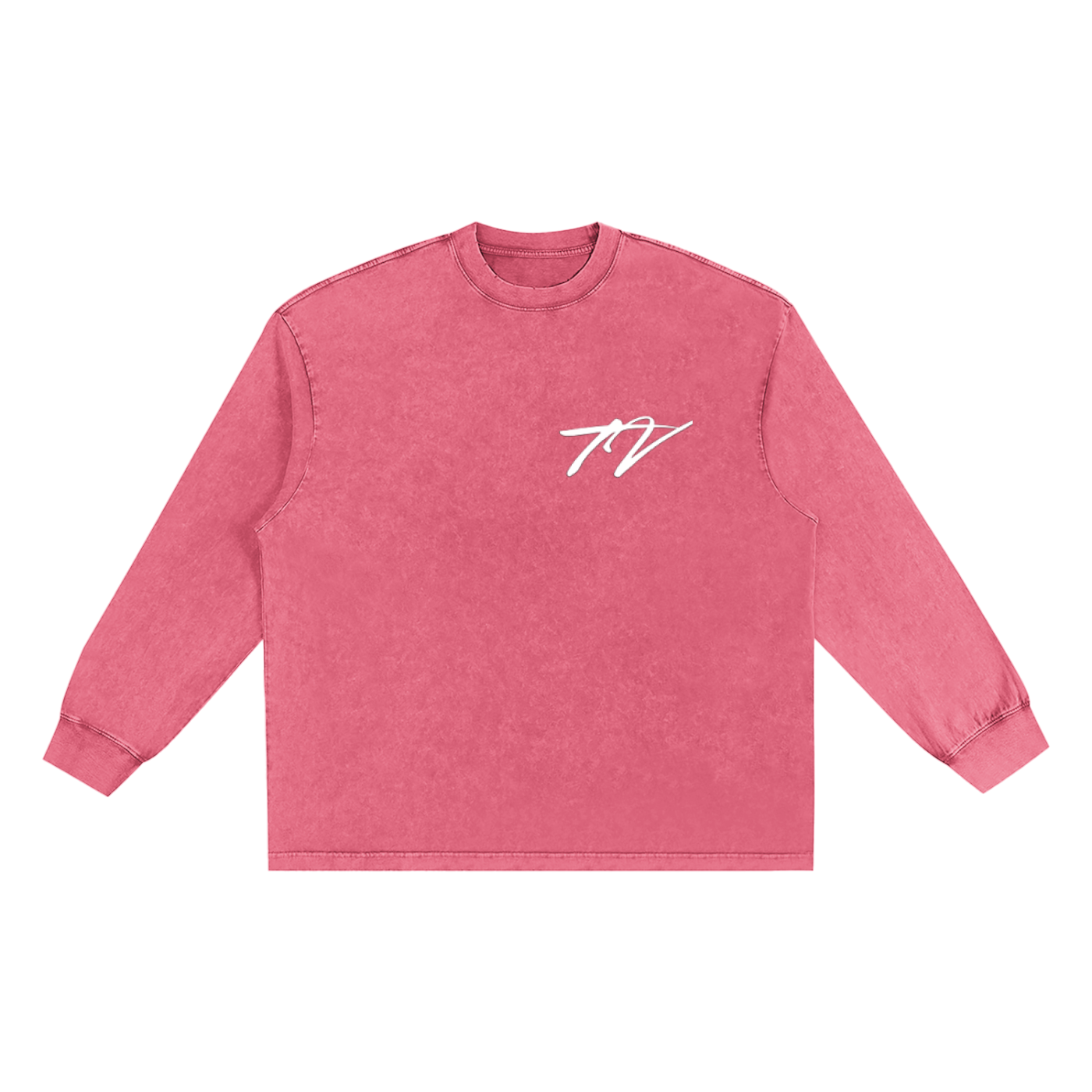 Snow Washed Frayed Edge T-Shirt
