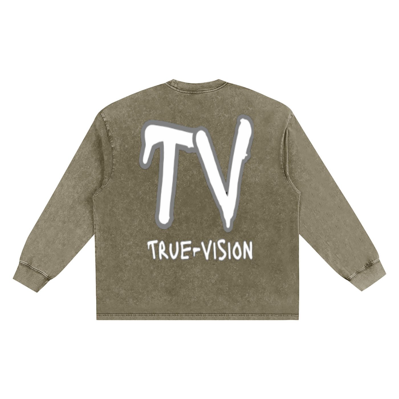 Snow Washed Frayed Edge T-Shirt