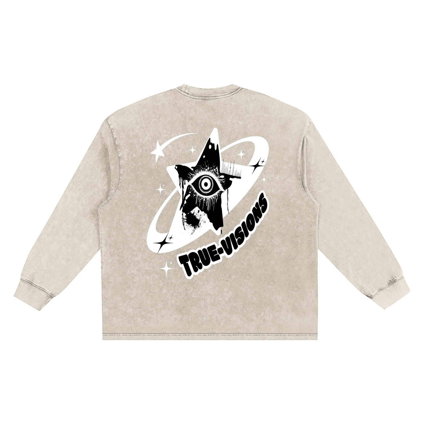 Snow Washed Frayed Edge T-Shirt
