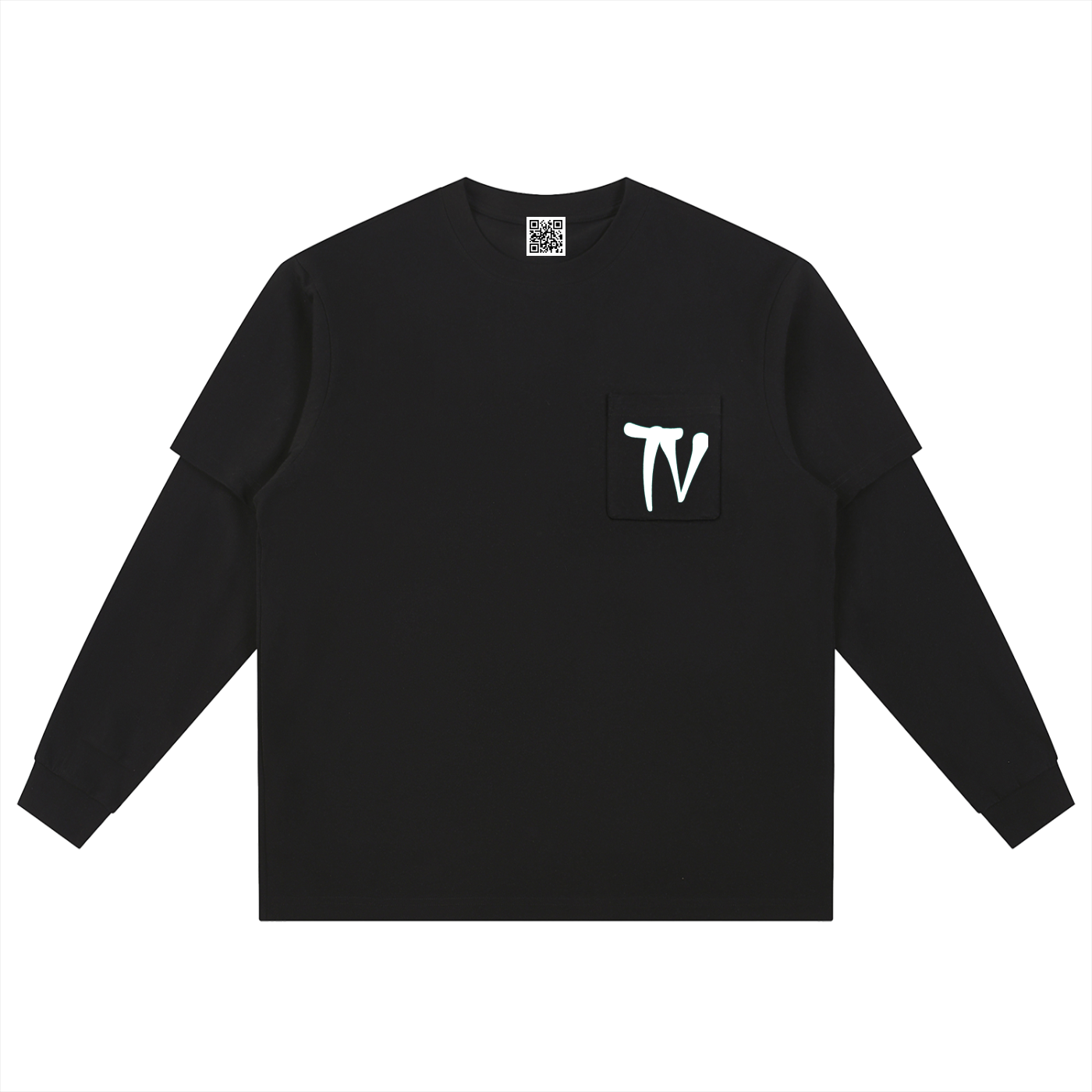 Layered Long Sleeve Oversized Tee