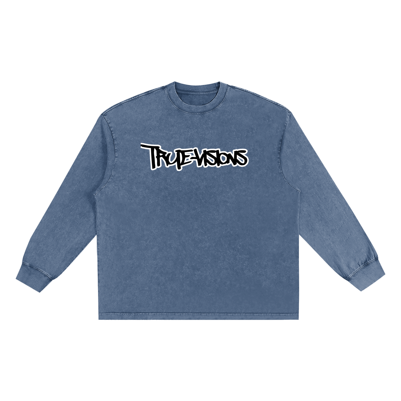 Snow Washed Frayed Edge T-Shirt