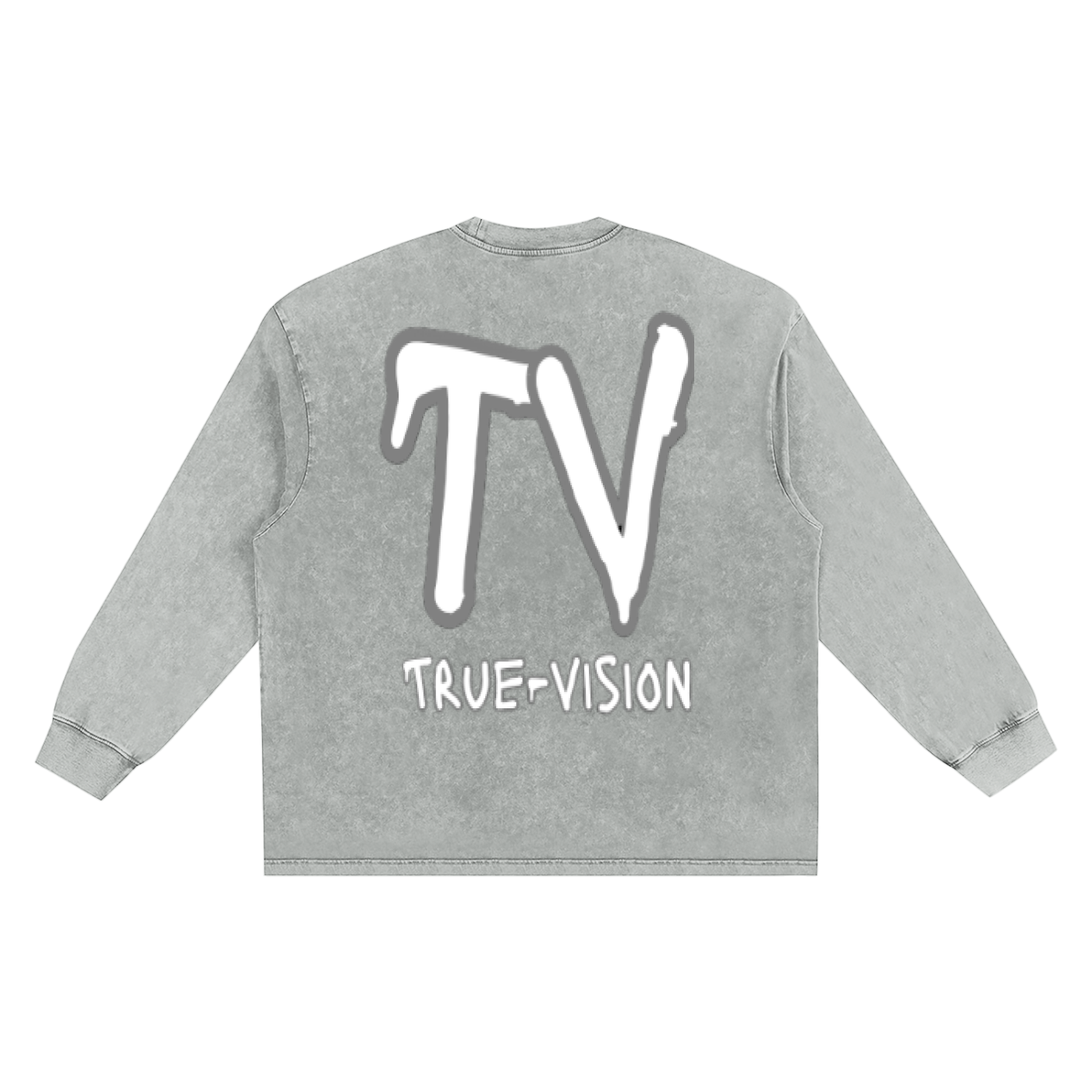 Snow Washed Frayed Edge T-Shirt