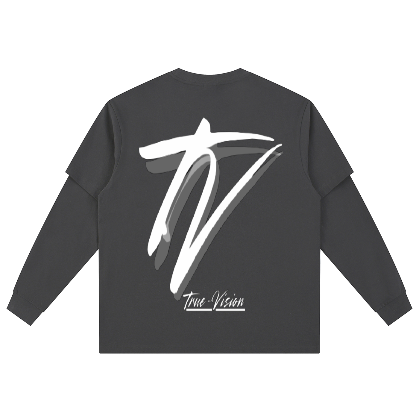 Layered Long Sleeve Oversized Tee