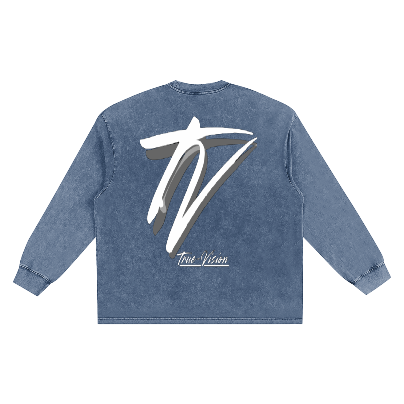 Snow Washed Frayed Edge T-Shirt