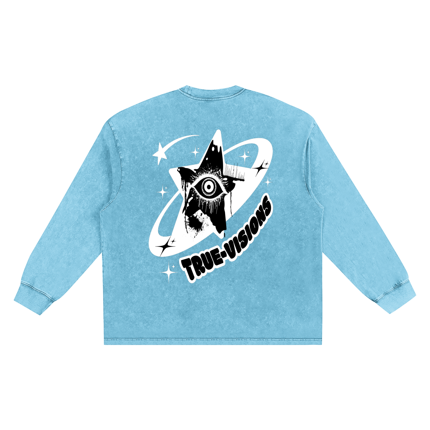 Snow Washed Frayed Edge T-Shirt
