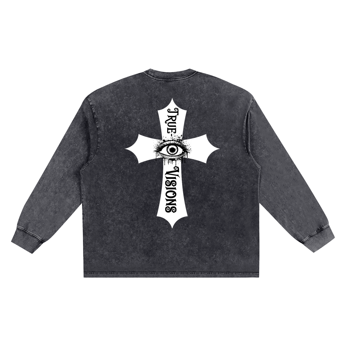 Snow Washed Frayed Edge T-Shirt