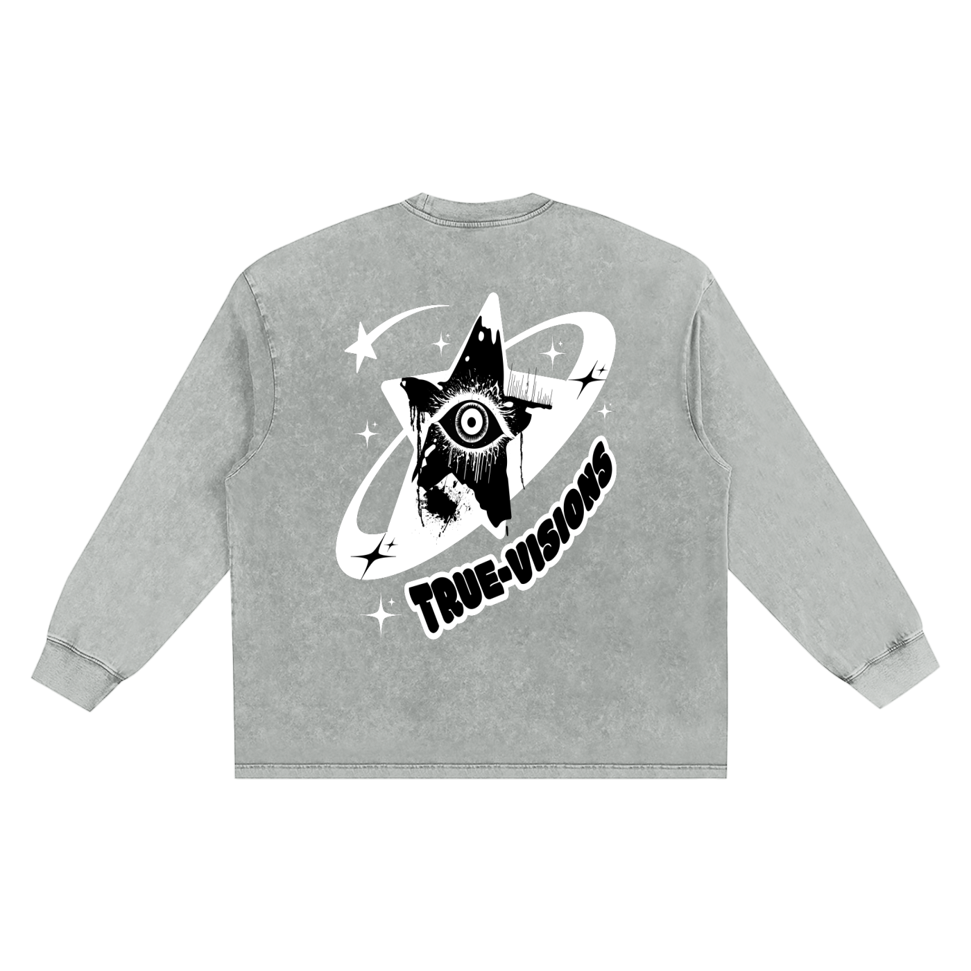Snow Washed Frayed Edge T-Shirt