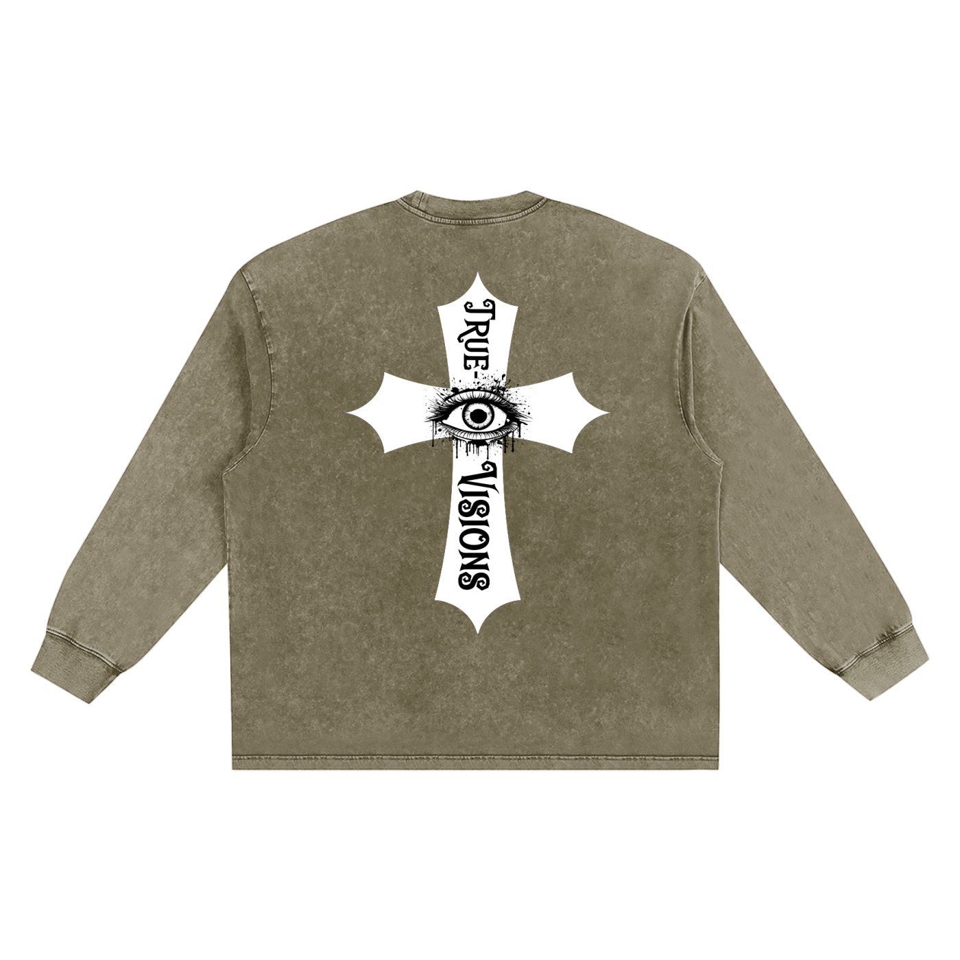 Snow Washed Frayed Edge T-Shirt