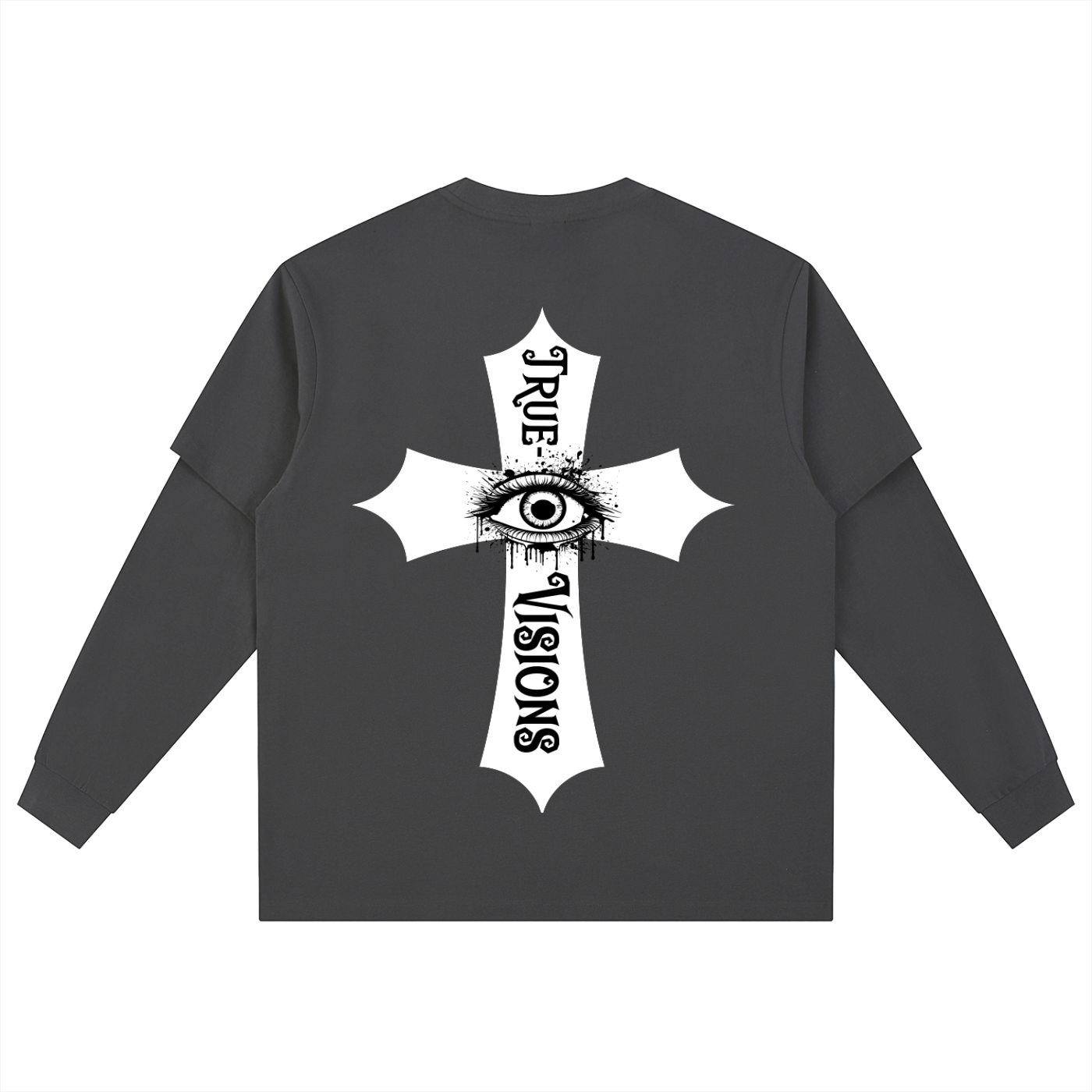 Layered Long Sleeve Oversized Tee
