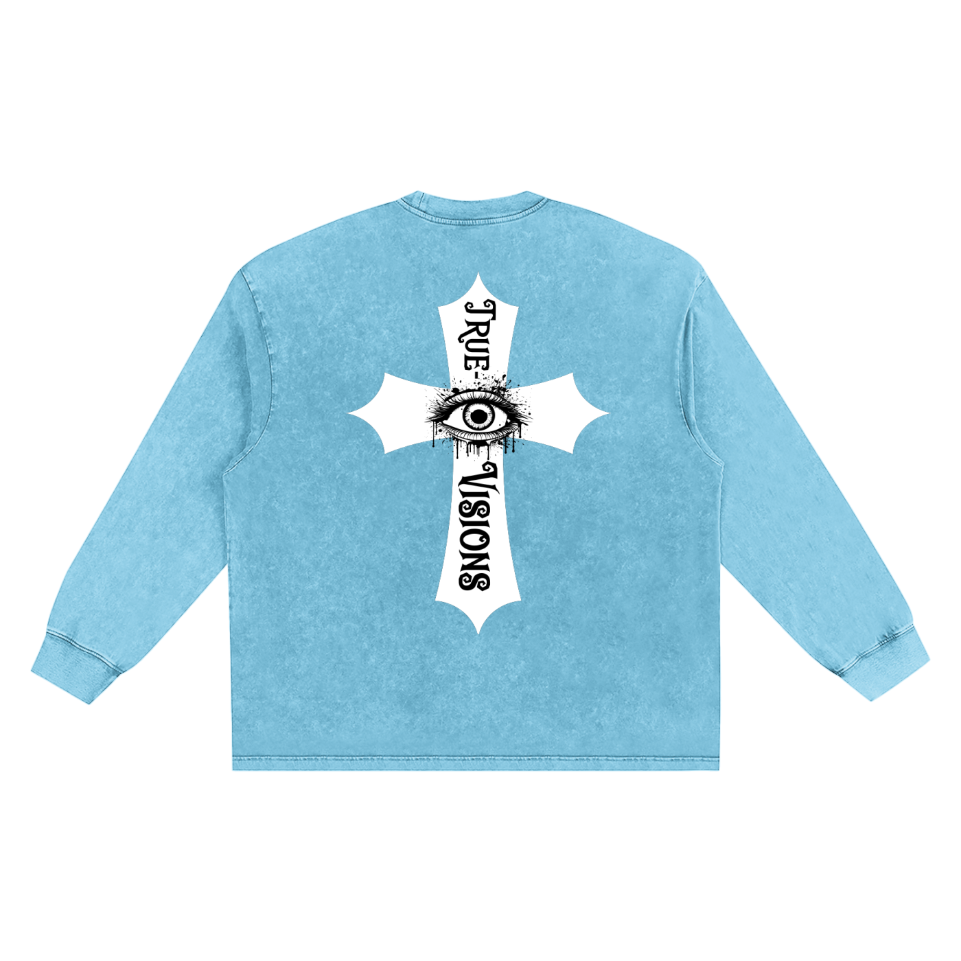 Snow Washed Frayed Edge T-Shirt