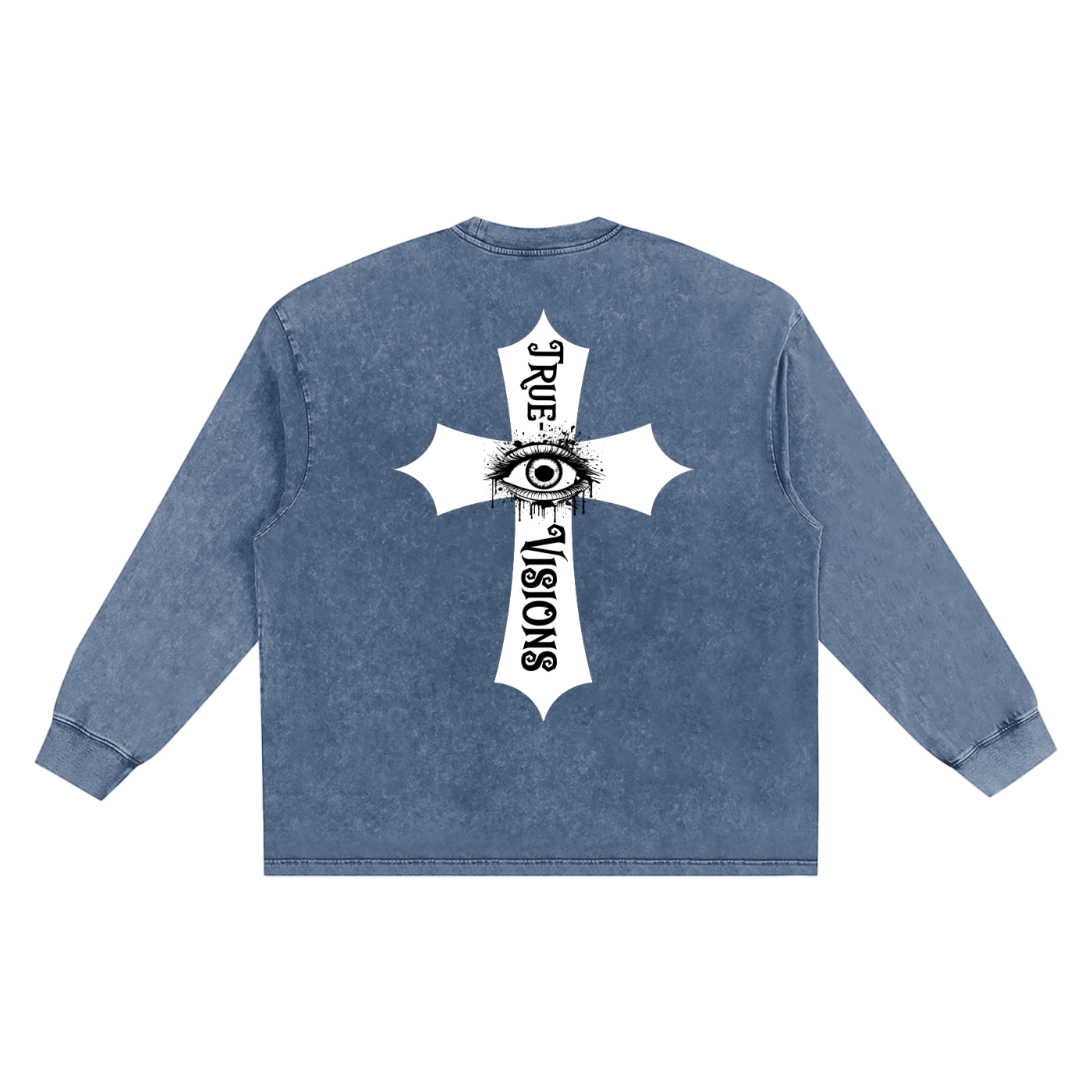 Snow Washed Frayed Edge T-Shirt